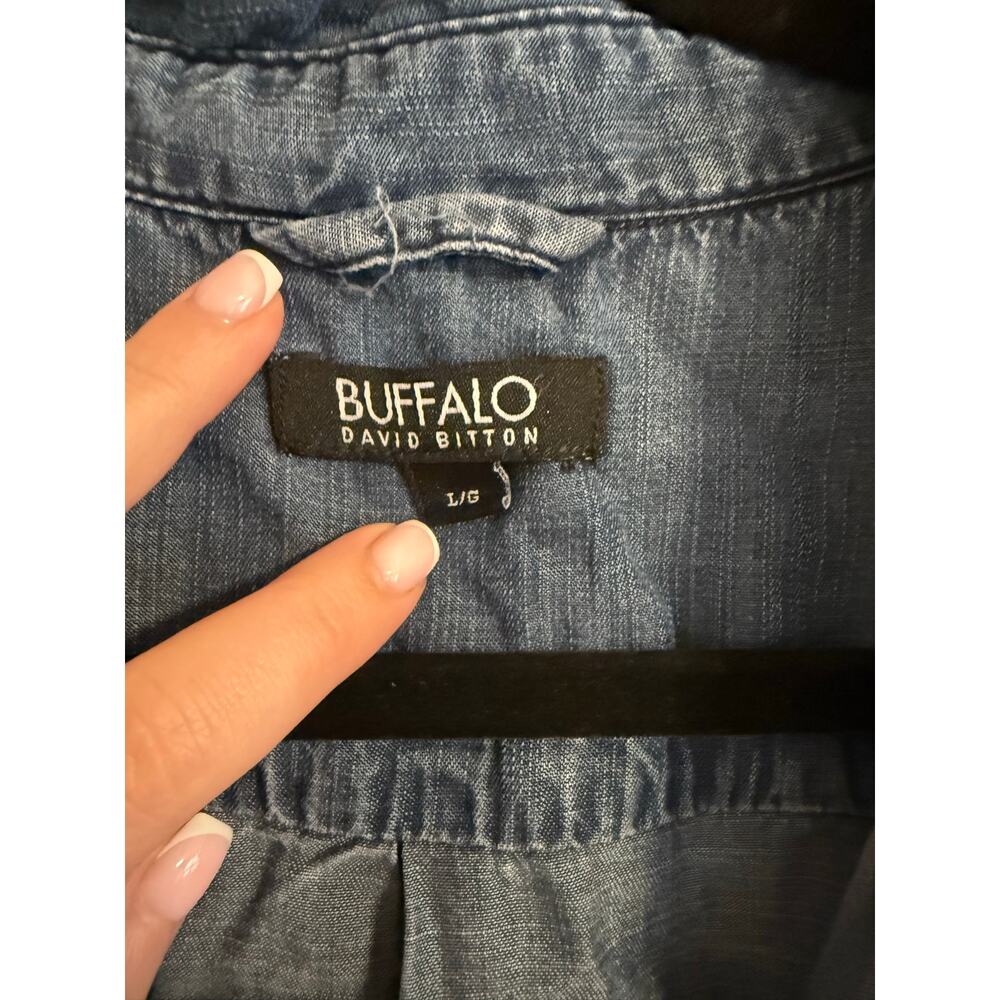 Buffalo soft denim shirt size Large - Picture 2 of 4